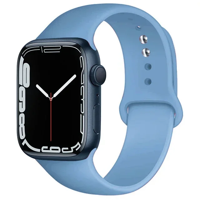 Silicone sport Strap For iwatch series11 10 9 8 7 6 5 SE Ultra3 bracelet For Apple Watch 44mm 45mm 49mm 46mm 38/40/41/42 mm Band – Image 34