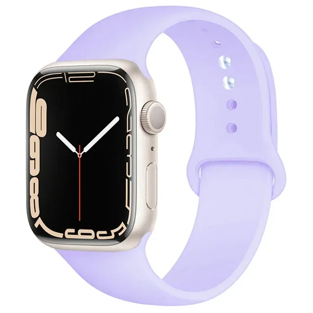 Silicone sport Strap For iwatch series11 10 9 8 7 6 5 SE Ultra3 bracelet For Apple Watch 44mm 45mm 49mm 46mm 38/40/41/42 mm Band – Image 65