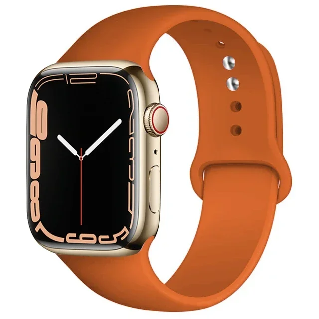 Silicone sport Strap For iwatch series11 10 9 8 7 6 5 SE Ultra3 bracelet For Apple Watch 44mm 45mm 49mm 46mm 38/40/41/42 mm Band – Image 66
