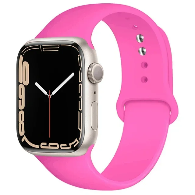 Silicone sport Strap For iwatch series11 10 9 8 7 6 5 SE Ultra3 bracelet For Apple Watch 44mm 45mm 49mm 46mm 38/40/41/42 mm Band – Image 19
