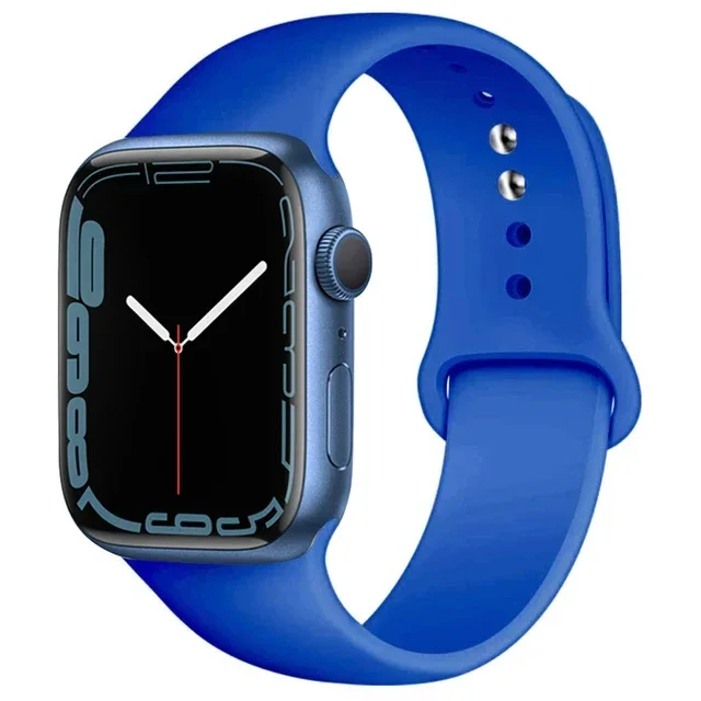 Silicone sport Strap For iwatch series11 10 9 8 7 6 5 SE Ultra3 bracelet For Apple Watch 44mm 45mm 49mm 46mm 38/40/41/42 mm Band – Image 51