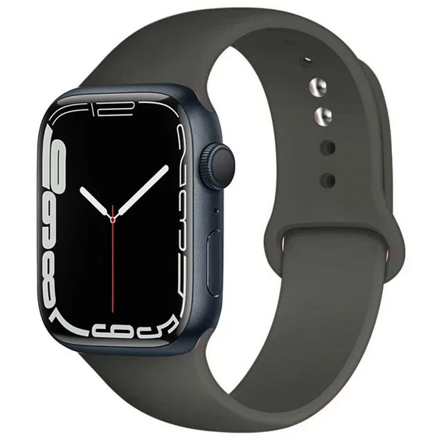 Silicone sport Strap For iwatch series11 10 9 8 7 6 5 SE Ultra3 bracelet For Apple Watch 44mm 45mm 49mm 46mm 38/40/41/42 mm Band – Image 42