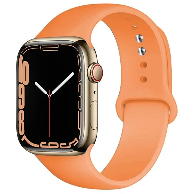 Silicone sport Strap For iwatch series11 10 9 8 7 6 5 SE Ultra3 bracelet For Apple Watch 44mm 45mm 49mm 46mm 38/40/41/42 mm Band – Image 49