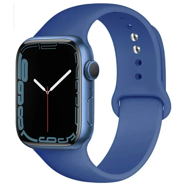 Silicone sport Strap For iwatch series11 10 9 8 7 6 5 SE Ultra3 bracelet For Apple Watch 44mm 45mm 49mm 46mm 38/40/41/42 mm Band – Image 45