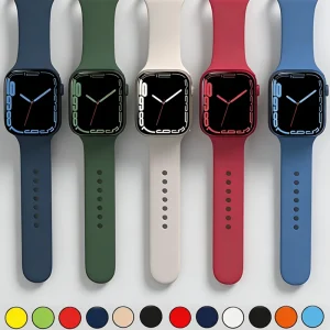 Silicone sport Strap For iwatch series11 10 9 8 7 6 5 SE Ultra3 bracelet For Apple Watch 44mm 45mm 49mm 46mm 38/40/41/42 mm Band