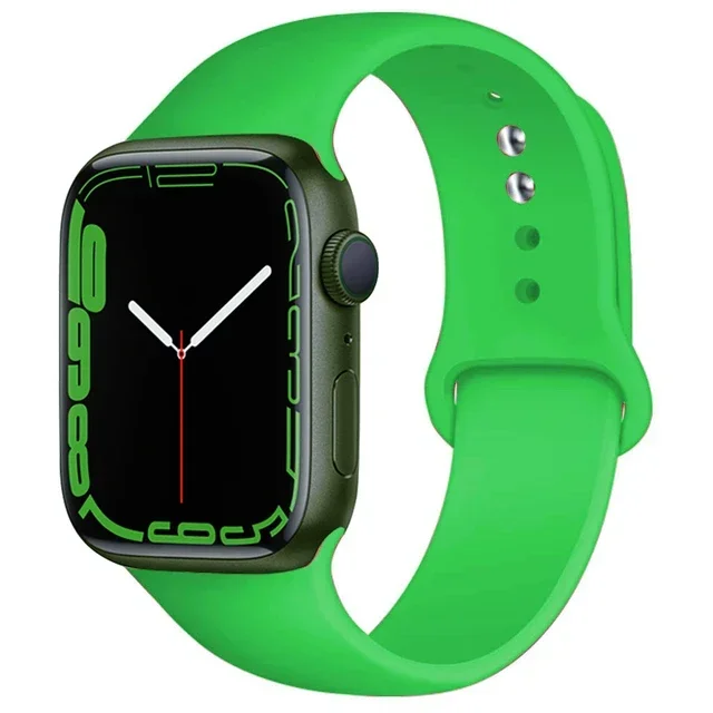 Silicone sport Strap For iwatch series11 10 9 8 7 6 5 SE Ultra3 bracelet For Apple Watch 44mm 45mm 49mm 46mm 38/40/41/42 mm Band – Image 33