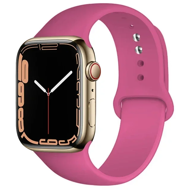Silicone sport Strap For iwatch series11 10 9 8 7 6 5 SE Ultra3 bracelet For Apple Watch 44mm 45mm 49mm 46mm 38/40/41/42 mm Band – Image 52