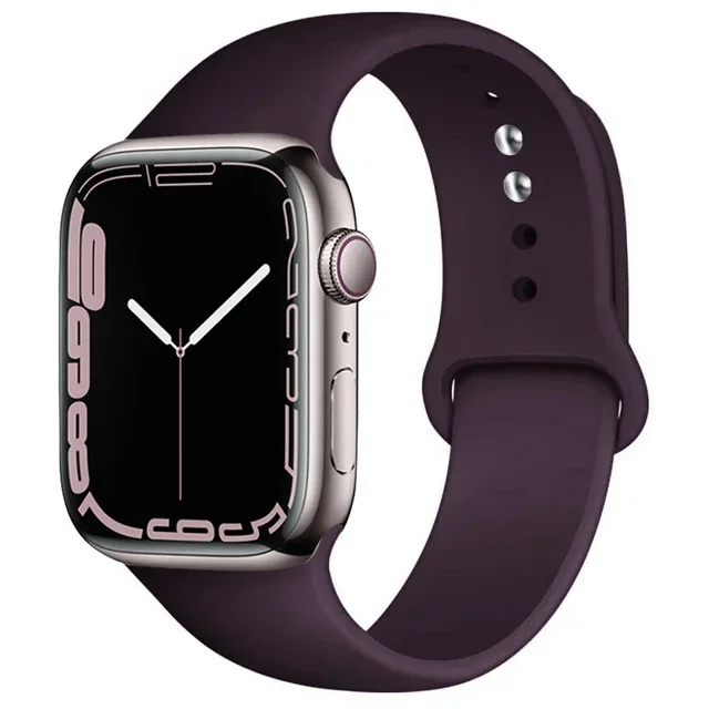 Silicone sport Strap For iwatch series11 10 9 8 7 6 5 SE Ultra3 bracelet For Apple Watch 44mm 45mm 49mm 46mm 38/40/41/42 mm Band – Image 30