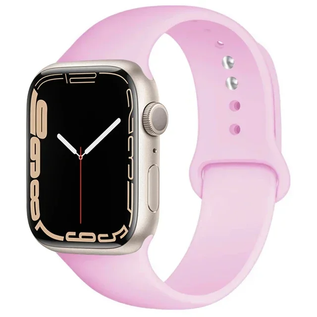 Silicone sport Strap For iwatch series11 10 9 8 7 6 5 SE Ultra3 bracelet For Apple Watch 44mm 45mm 49mm 46mm 38/40/41/42 mm Band – Image 22