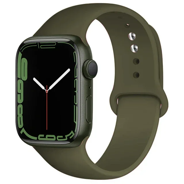 Silicone sport Strap For iwatch series11 10 9 8 7 6 5 SE Ultra3 bracelet For Apple Watch 44mm 45mm 49mm 46mm 38/40/41/42 mm Band – Image 26