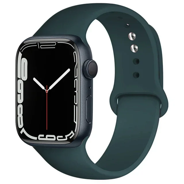 Silicone sport Strap For iwatch series11 10 9 8 7 6 5 SE Ultra3 bracelet For Apple Watch 44mm 45mm 49mm 46mm 38/40/41/42 mm Band – Image 41