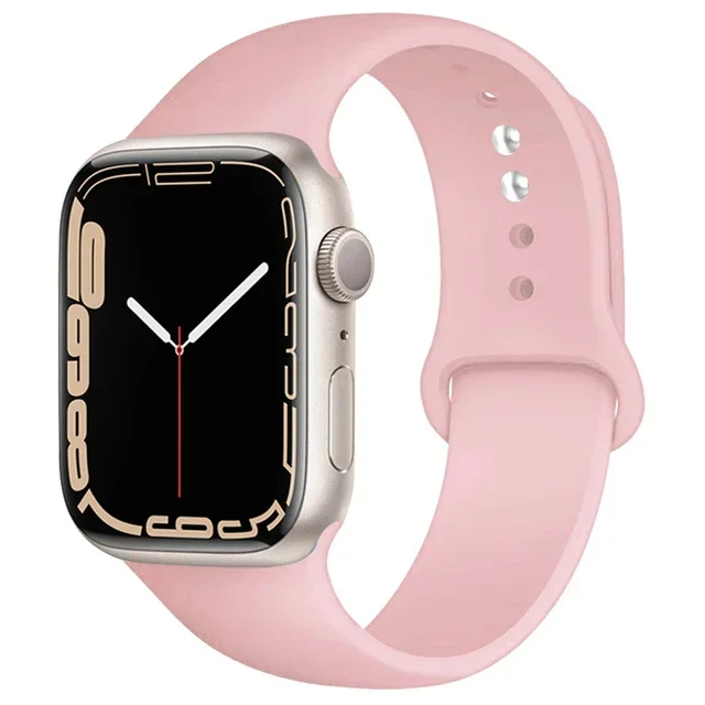 Silicone sport Strap For iwatch series11 10 9 8 7 6 5 SE Ultra3 bracelet For Apple Watch 44mm 45mm 49mm 46mm 38/40/41/42 mm Band – Image 56