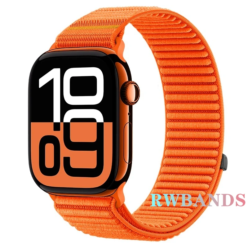 Nylon loop Strap For Apple Watch Band 46mm 45mm 44mm 49mm 40mm 41mm 38mm 42mm Bracelet For IWatch Series Ultra 10 9 8 7 6 SE 5 3 – Image 16
