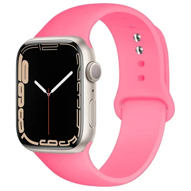 Silicone sport Strap For iwatch series11 10 9 8 7 6 5 SE Ultra3 bracelet For Apple Watch 44mm 45mm 49mm 46mm 38/40/41/42 mm Band – Image 50