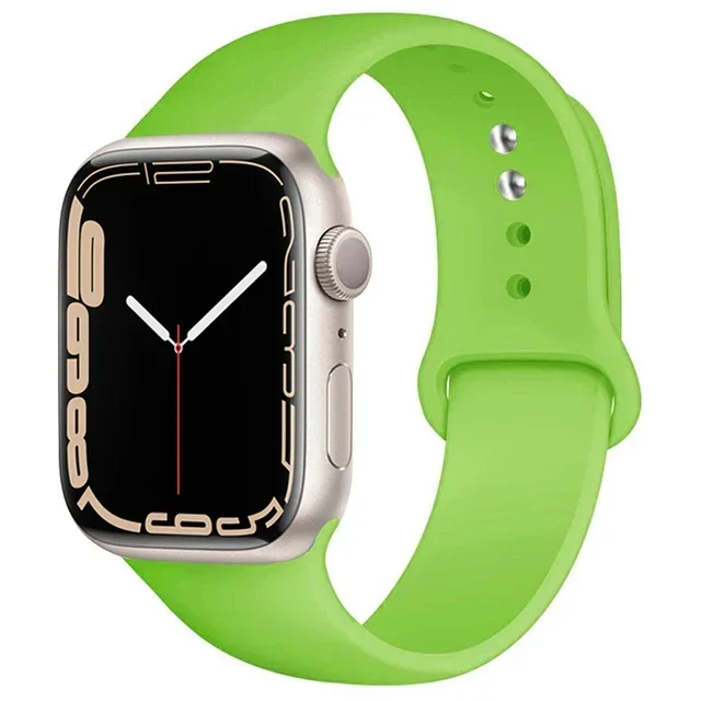 Silicone sport Strap For iwatch series11 10 9 8 7 6 5 SE Ultra3 bracelet For Apple Watch 44mm 45mm 49mm 46mm 38/40/41/42 mm Band – Image 40