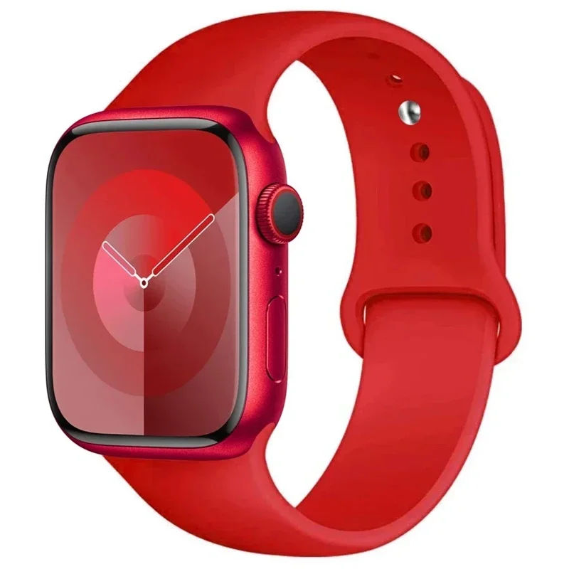 Silicone sport Strap For iwatch series11 10 9 8 7 6 5 SE Ultra3 bracelet For Apple Watch 44mm 45mm 49mm 46mm 38/40/41/42 mm Band – Image 10