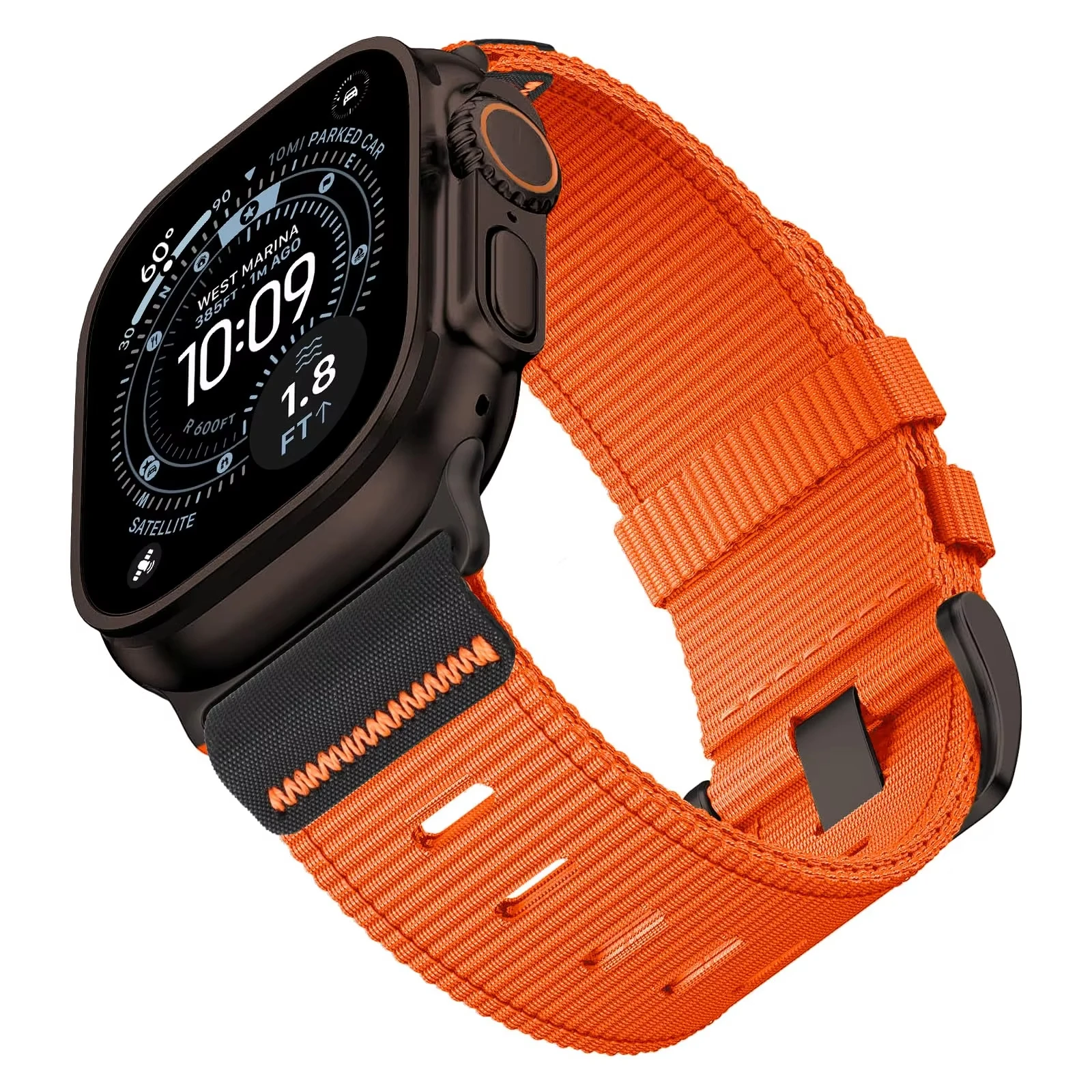 Nylon strap for Apple watch Bands Series 11/10/9/8/7/6/SE/Ultra 3 49mm 46mm 45mm 44/42/41/40mm Belt Bracelet Correa iWatch Strap – Image 18
