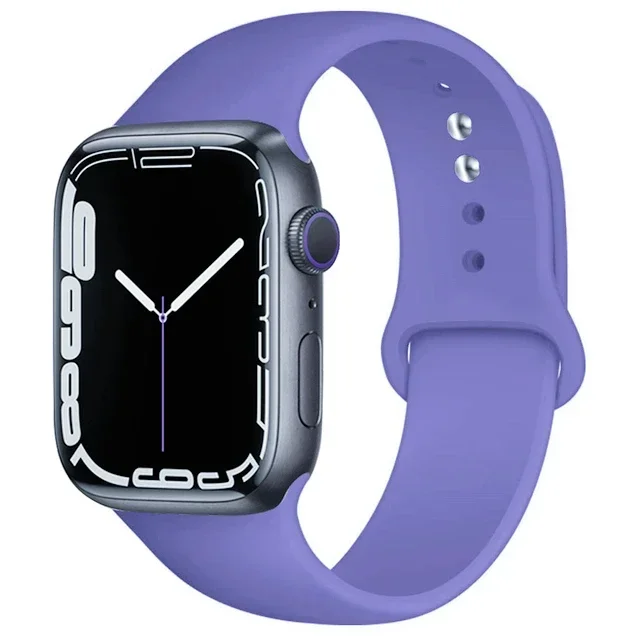 Silicone sport Strap For iwatch series11 10 9 8 7 6 5 SE Ultra3 bracelet For Apple Watch 44mm 45mm 49mm 46mm 38/40/41/42 mm Band – Image 27