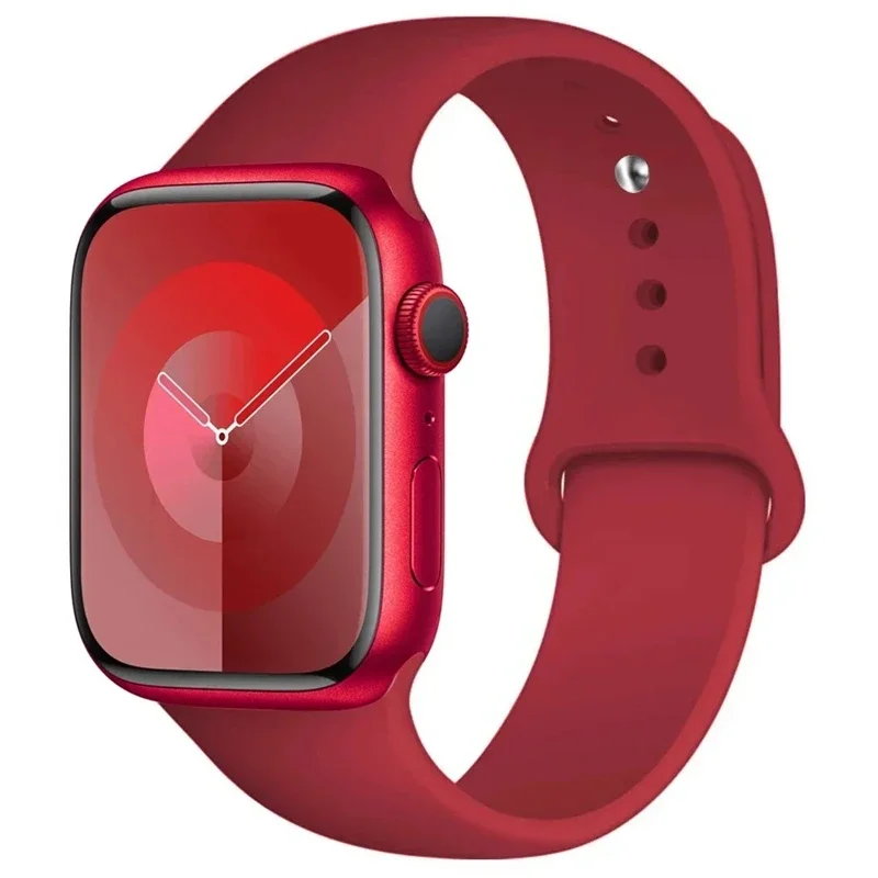 Silicone sport Strap For iwatch series11 10 9 8 7 6 5 SE Ultra3 bracelet For Apple Watch 44mm 45mm 49mm 46mm 38/40/41/42 mm Band – Image 28