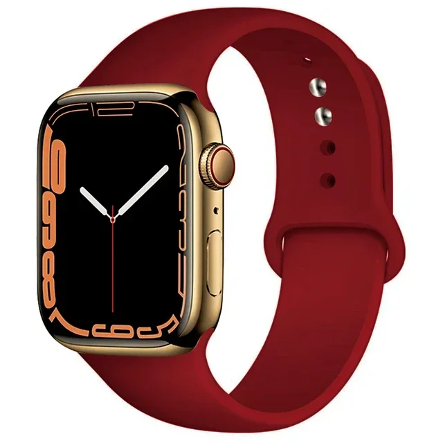 Silicone sport Strap For iwatch series11 10 9 8 7 6 5 SE Ultra3 bracelet For Apple Watch 44mm 45mm 49mm 46mm 38/40/41/42 mm Band – Image 32