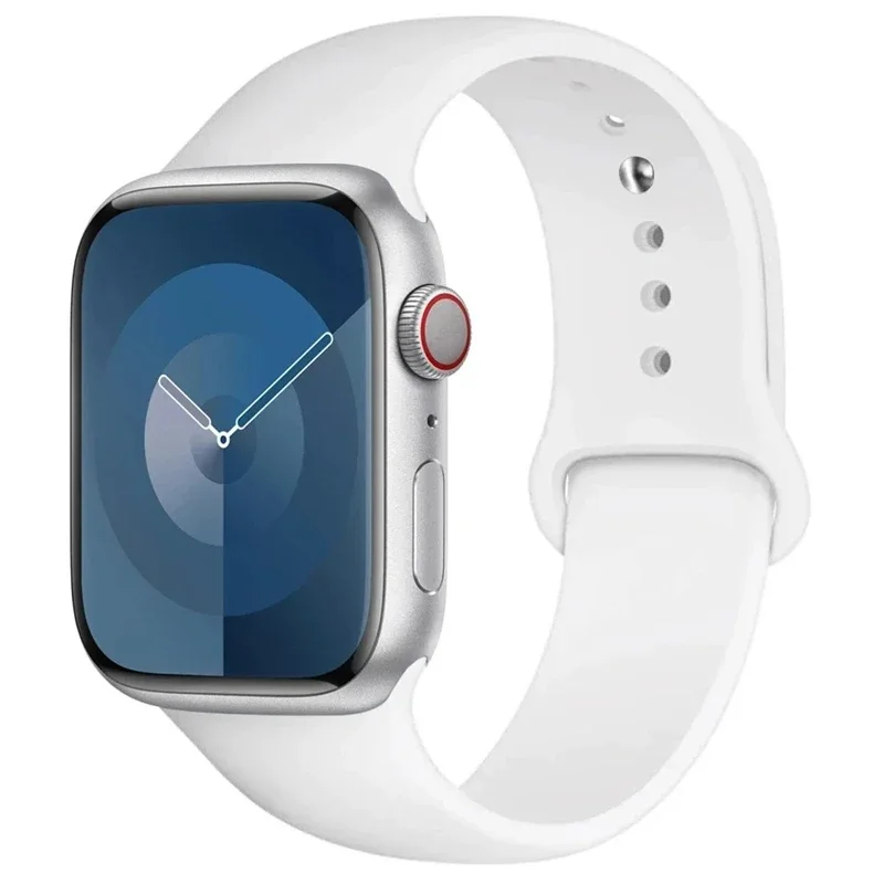 Silicone sport Strap For iwatch series11 10 9 8 7 6 5 SE Ultra3 bracelet For Apple Watch 44mm 45mm 49mm 46mm 38/40/41/42 mm Band – Image 8