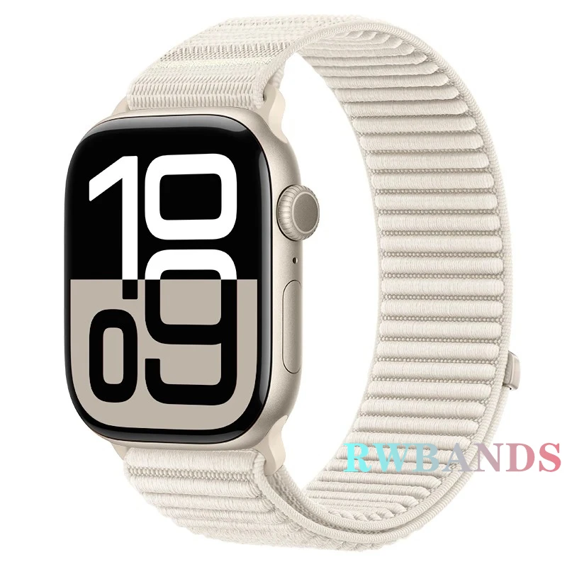 Nylon loop Strap For Apple Watch Band 46mm 45mm 44mm 49mm 40mm 41mm 38mm 42mm Bracelet For IWatch Series Ultra 10 9 8 7 6 SE 5 3 – Image 17