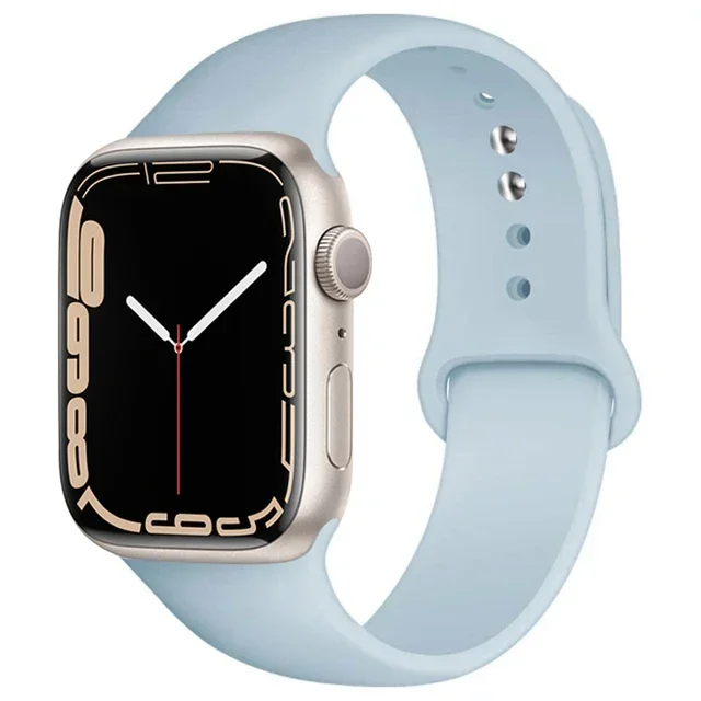 Silicone sport Strap For iwatch series11 10 9 8 7 6 5 SE Ultra3 bracelet For Apple Watch 44mm 45mm 49mm 46mm 38/40/41/42 mm Band – Image 43