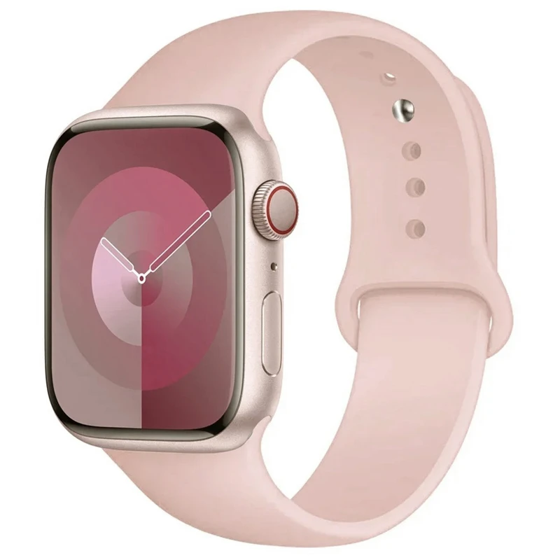 Silicone sport Strap For iwatch series11 10 9 8 7 6 5 SE Ultra3 bracelet For Apple Watch 44mm 45mm 49mm 46mm 38/40/41/42 mm Band – Image 39