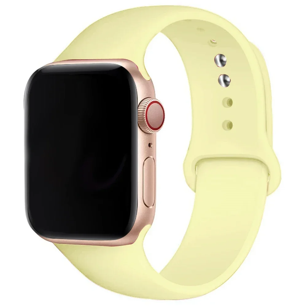 Silicone sport Strap For iwatch series11 10 9 8 7 6 5 SE Ultra3 bracelet For Apple Watch 44mm 45mm 49mm 46mm 38/40/41/42 mm Band – Image 55