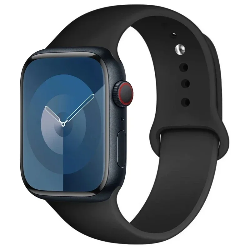 Silicone sport Strap For iwatch series11 10 9 8 7 6 5 SE Ultra3 bracelet For Apple Watch 44mm 45mm 49mm 46mm 38/40/41/42 mm Band – Image 7