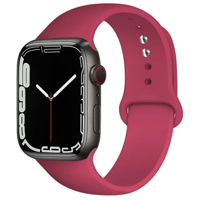 Silicone sport Strap For iwatch series11 10 9 8 7 6 5 SE Ultra3 bracelet For Apple Watch 44mm 45mm 49mm 46mm 38/40/41/42 mm Band – Image 58