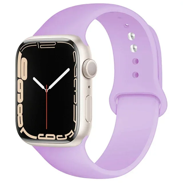 Silicone sport Strap For iwatch series11 10 9 8 7 6 5 SE Ultra3 bracelet For Apple Watch 44mm 45mm 49mm 46mm 38/40/41/42 mm Band – Image 23