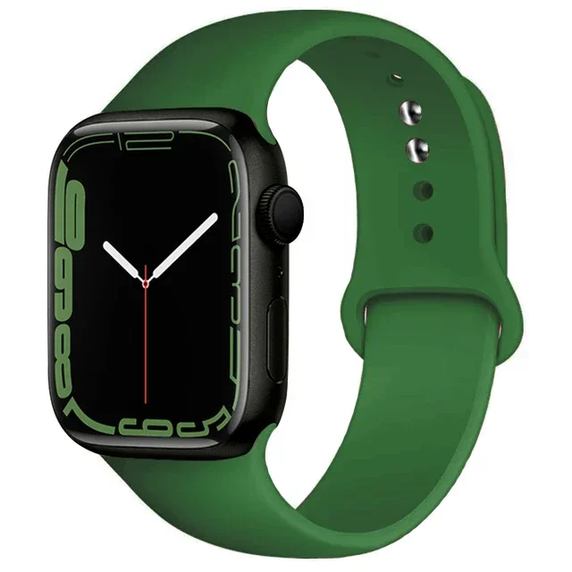 Silicone sport Strap For iwatch series11 10 9 8 7 6 5 SE Ultra3 bracelet For Apple Watch 44mm 45mm 49mm 46mm 38/40/41/42 mm Band – Image 31